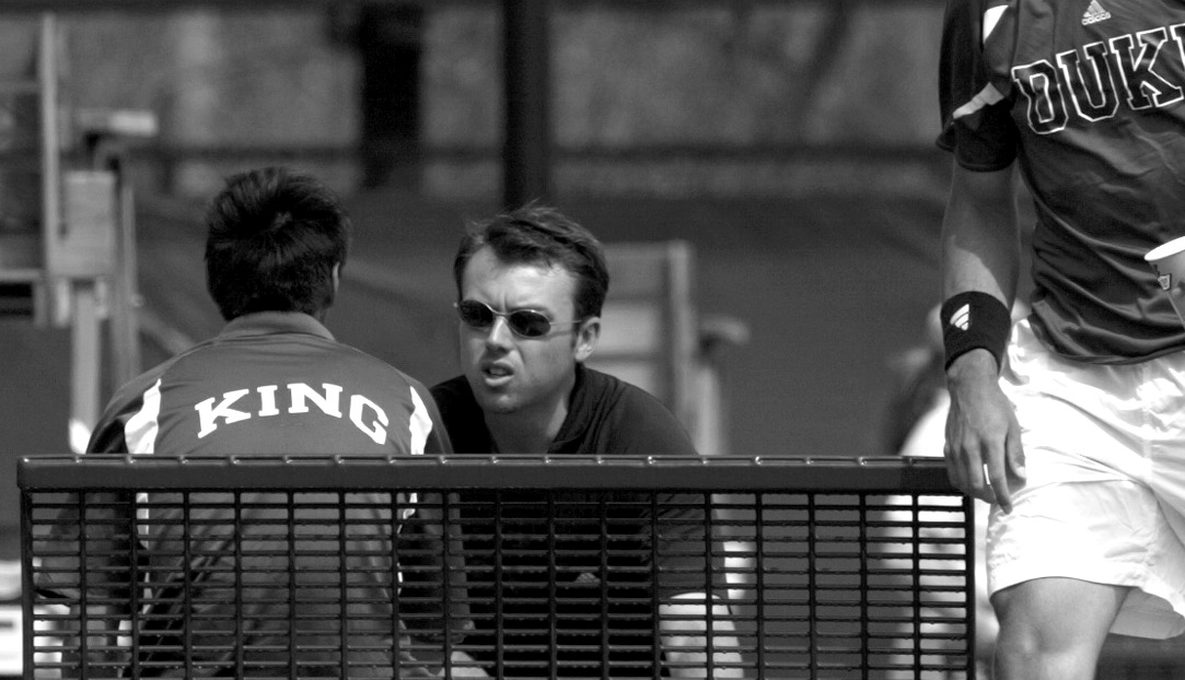 Teaching pro Jon Neeter brings a wealth of college and pro experience to the Palisades Tennis Center courts. Photo courtesy of Duke University